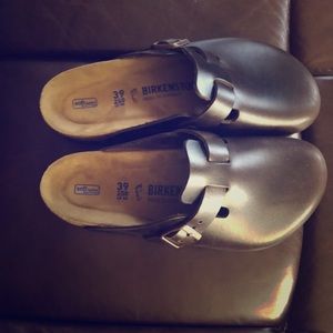 Birkenstock’s. Brand new